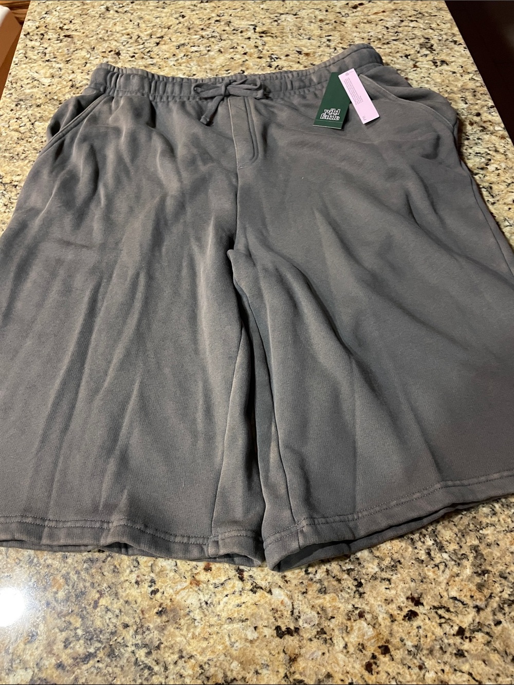 wild fable Gray Knit Shorts with Tag